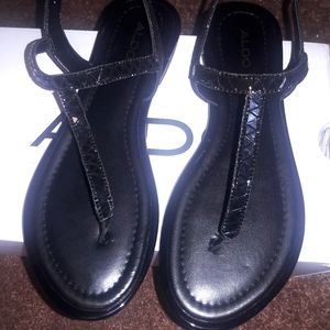 Aldo black sandals